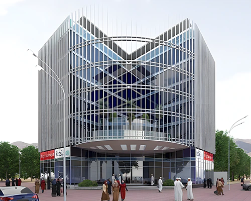 بناية سكنية تجارية في السعادة الجنوبية صلالة